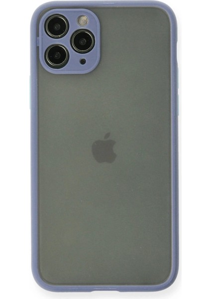 iPhone 11 Pro Kılıf Montreal Silikon Kapak - Gri - NHR4087-9086