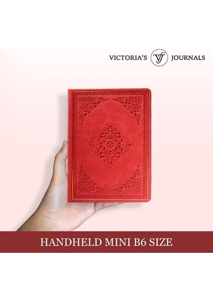Vintage Çizgili Defter 12X17 cm Kırmızı 1187 modelleri