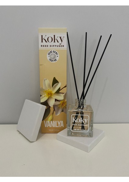 Esanslı Çubuklu Oda Kokusu 100ML (2 Adet Mermer Bardak Altlığı Hediyeli) modelleri