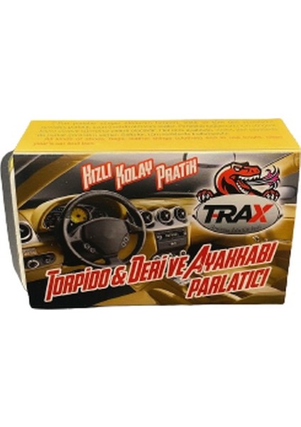 Trax Yağlı Deri Torpido Tampon Parlatıcı Sünger