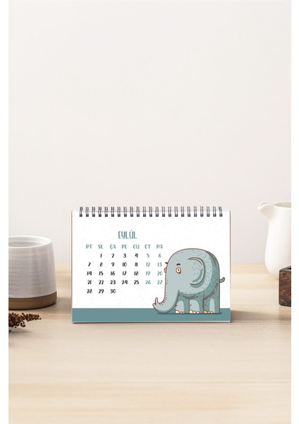 Hayvan Tasarım 2026 Masa Takvimi PYTKTKV025 fiyatları