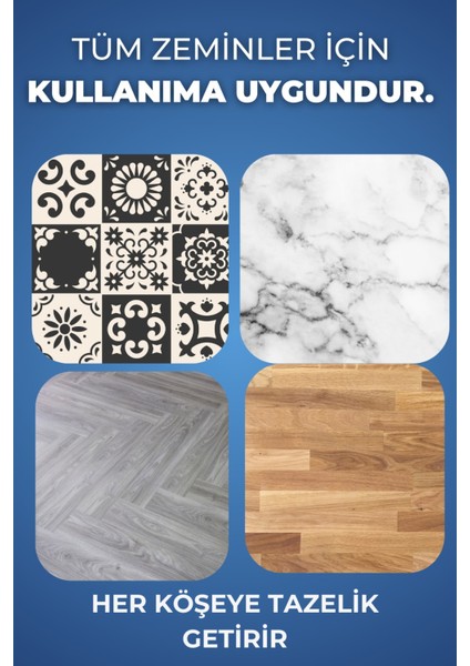 Beyaz Sabun , Bebek Pudrası Kokulu Robot Süpürge Deterjanı 2'li Set, Yüzey Temizleyici 250 ml indirimleri