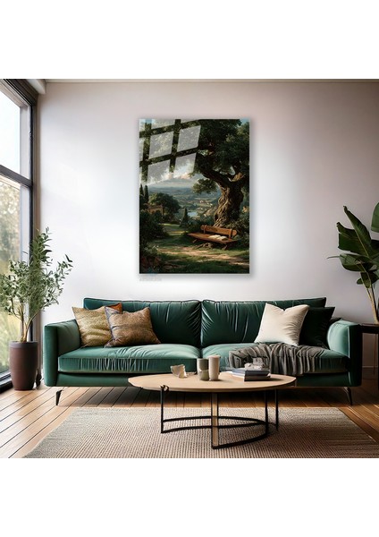 Cam Dikey Duvar Tablosu Cam Kitap Manzara Ev Ofis Salon Modern Duvar Tablosu fiyatları
