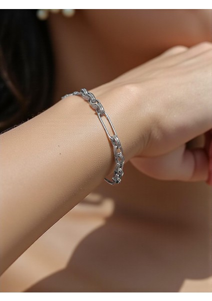 Çelik Bileklik Beyaz