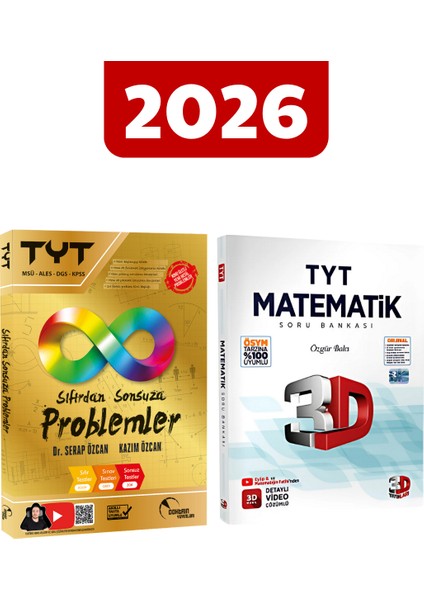 2026 Yks Seti - Sıfırdan Sonsuza Problemler, 3D Tyt Matematik