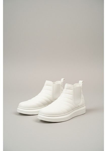 ZRJ205 Bağcıksız Ortopedik Erkek Günlük Spor Bot Beyaz modelleri