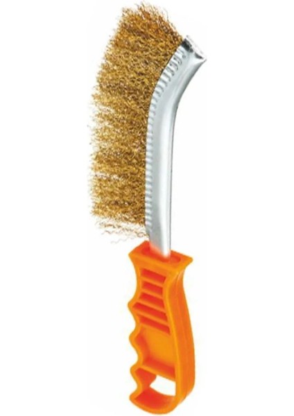 Plastik Saplı Tel Fırça Kıvrık Uçlu