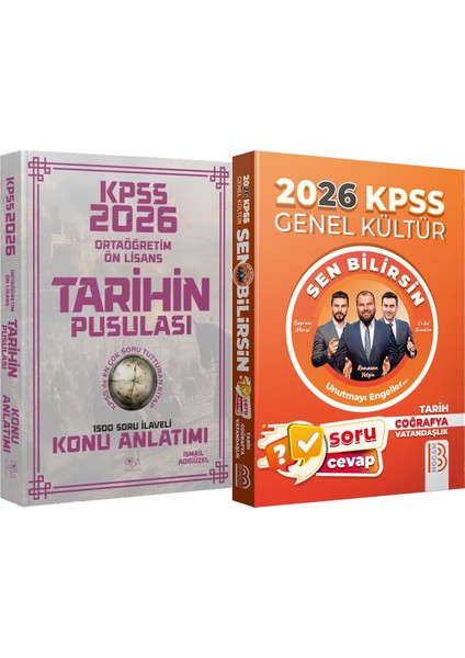 2026 Kpss Ortaöğretim Ön Lisans Tarihin Pusulası Konu Anlatımı Ismail Adıgüzel - Kpss 2026 Genel Kültür Sen Bilirsin