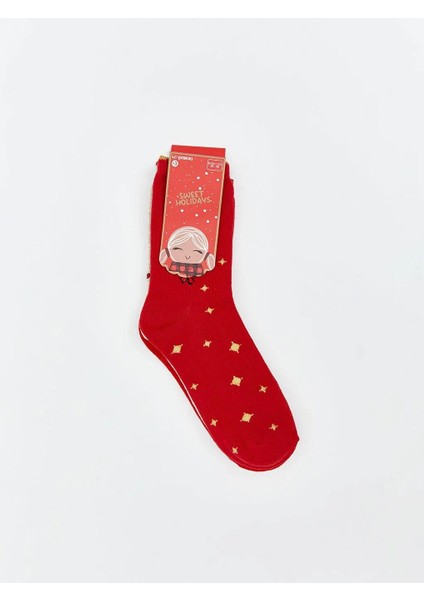 Yılbaşı Temalı Kız Çocuk Soket Çorap 3'lü (W5) fiyatları