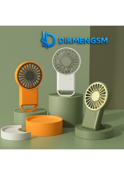 💨 Subzero HD12 Ofis Için Masaüstü USB Şarjlı El Fanı | 3 Kademeli Güçlü Rüzgar & Taşınabilir Tasarım