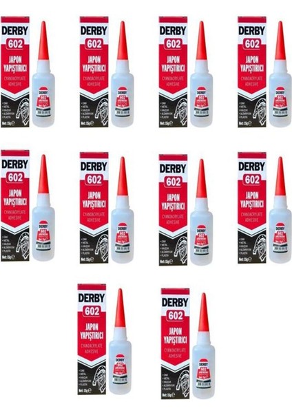 Derby 602 - Japon Yapıştırıcısı 10 Lu Paket