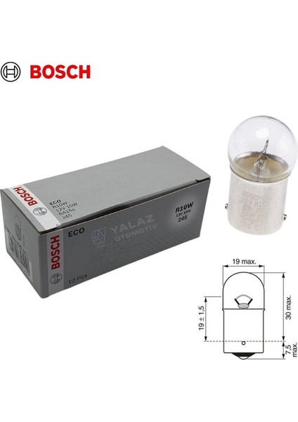 Bosch 12V 67 Ampul 10W 10 Adet