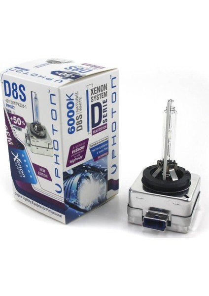 Photon D8S 4300K +%50 Fazla Işık Ampul