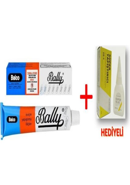 Balco Süper K.tüp 50 Gr. 4 Adet + Yapıştırıcı Hediyeli Hızlı Yapıştırıcı Tr