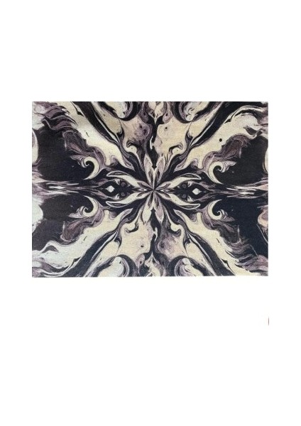 Keten Kumaş Dikdörtgen Amerikan Servis Tabak Altlık - Runner Supla 38X27 cm Tek Adet