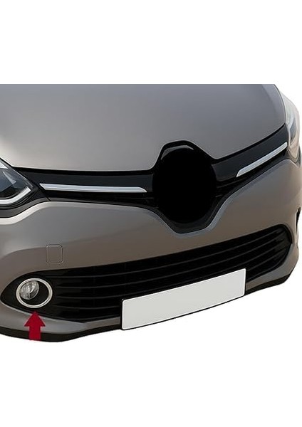 Paslanmaz Çelik Sis Far Çerçevesi 2 Parça Set Clio IV Hb-Sw 2012–2015 ile Uyumlu – Krom Sis Far Aksesuarları fiyatları