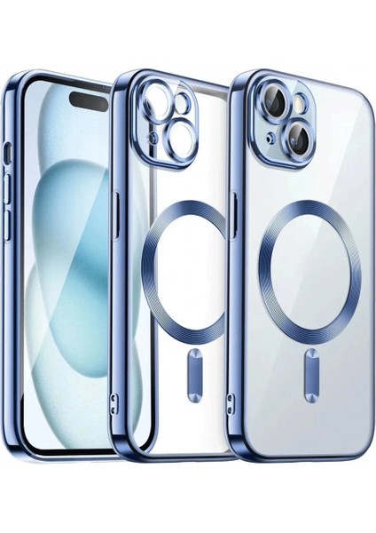 iPhone 13 Kılıf Kross Magneticsafe Kapak - Sierra Blue