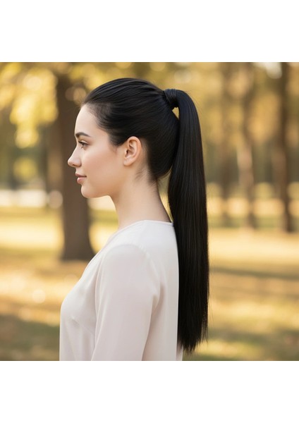 Fiber Sentetik Sihirli At Kuyruğu - Siyah