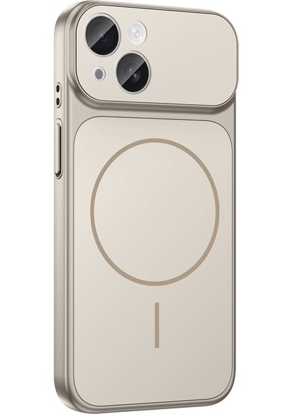 iPhone 14 Kılıf Iksp M-Safe Şarj Özellikli Kamera Korumalı Formen Kapak - Siyah