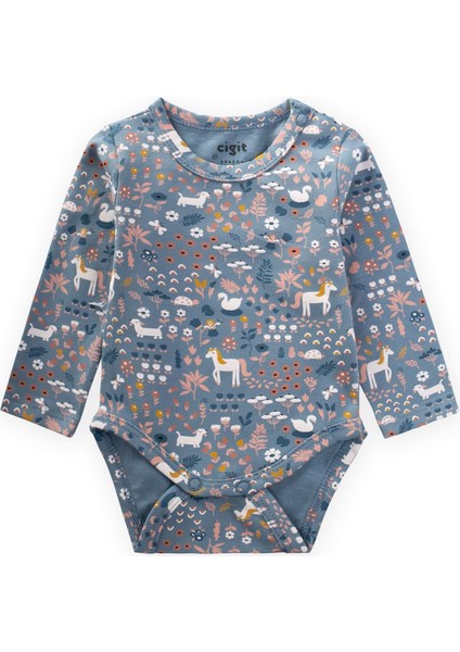 Zıbın 0-3 Yaş Indigo Mavi