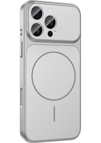 iPhone 15 Pro Max Kılıf Frms M-Safe Şarj Özellikli Kamera Korumalı Formen Kapak - Siyah