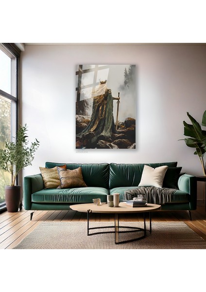 Cam Dikey Duvar Tablosu Cam Kadın Savaşçı Ev Ofis Salon Modern Duvar Tablosu fiyatları