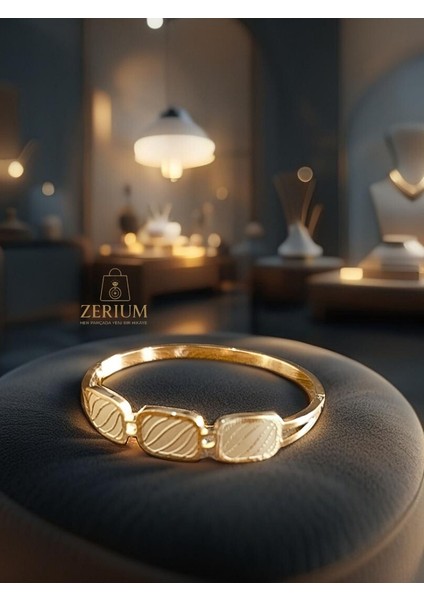 Zephyr - Üç Esinti Motifli 316L Çelik Kadın Şans Bilekliği fiyatları