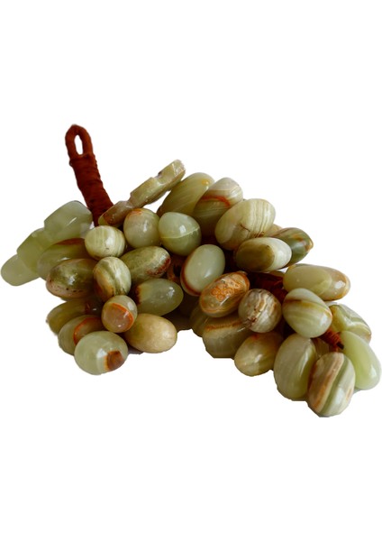 Doğal Oniks Taş 50 Taneli Üzüm Dekor – Feng Shui Bereket ve Bolluk Sembolü, El Yapımı Şık Ev Aksesuarı fiyatları