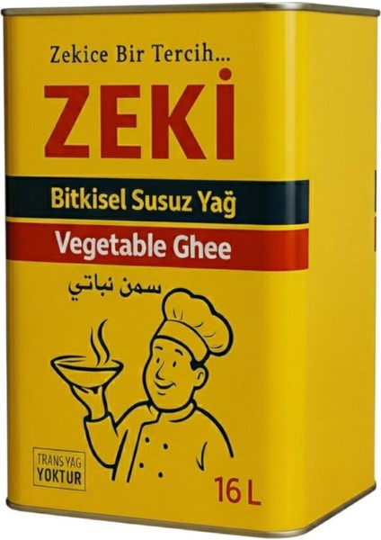 Zeki Margarin Yağ 16 L