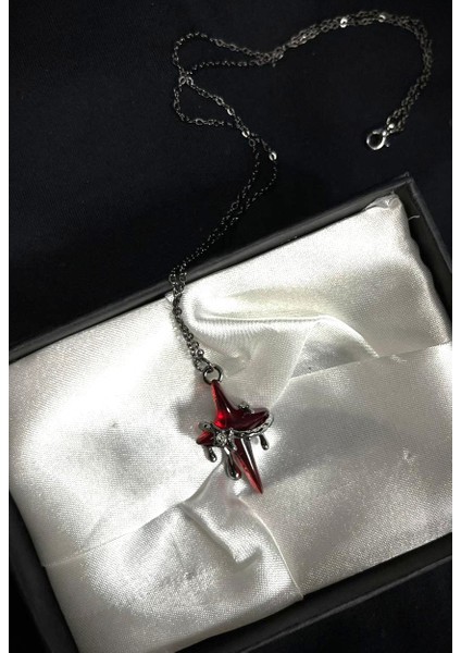 Damlayan Yıldız Taşlı Çelik Kılye