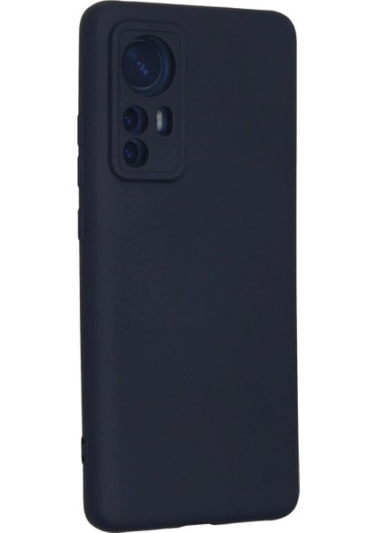 Xiaomi Mi 12 Kılıf Nano içi Kadife Silikon - Lacivert modelleri