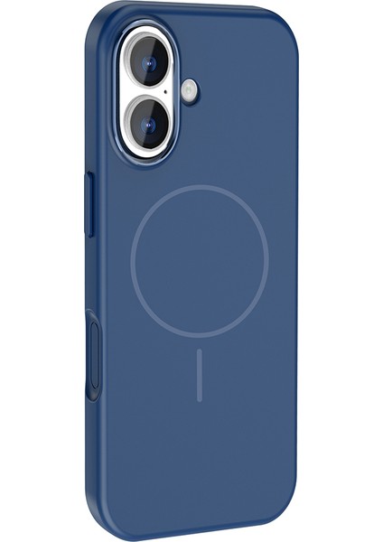 iPhone 17 Kılıf M-Safe Şarj Özellikli Metal Kamera Çerçeveli Iksp Edi Silikon Kapak - Titanyum-Gri fırsatları