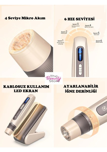 Yeni Nesil Hydra Pen H5 Kablosuz Dermapen Cihazı Ems Mikro Akımlı Mezoterapi Makinesi fiyatları