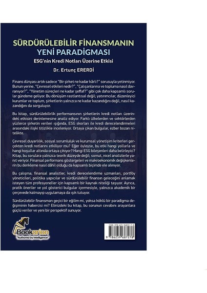 Sürdürülebilir Finansmanın Yeni Paradigması / Bookarion modelleri