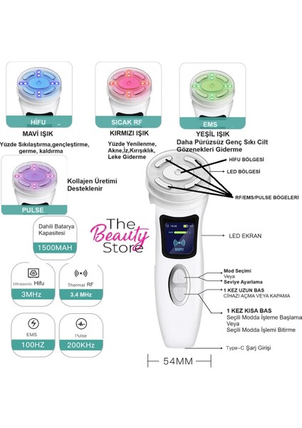 Hifu 4 Yüz Sıkılaşma Cihazı Kırışıklık Leke Anti Aging Cilt Yenileme Yüz Ütüsü modelleri
