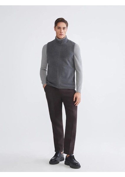 Rahat Kalıp Dik Yaka Erkek Yelek (W5) fiyatları