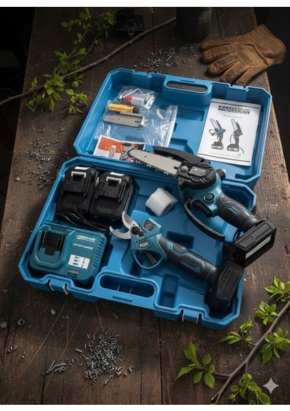 2li Budama ve Testere Şarjlı Seti