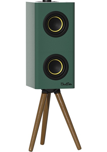 Retro D67 Bluetooth Hoparlör 24W | Ahşap Ayaklı Şık Tasarım | Uzun Pil Ömrü | USB Aux Tf Girişli