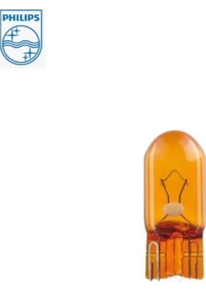 Phılıps 12V Dipsiz Ampul T10 5W Turuncu N11.2242