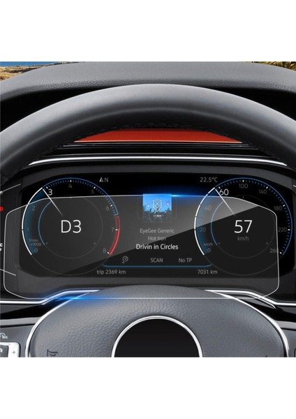 Volkswagen T-Roc 2025 Model Gösterge Paneli Ekran Koruyucu