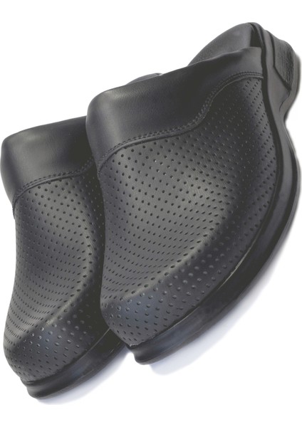 Erkek Deri Siyah Sabo Terlik indirimleri