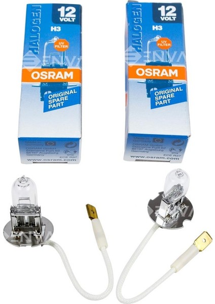 Osram H3 H-3 Ampul 12 Volt Adet Takım