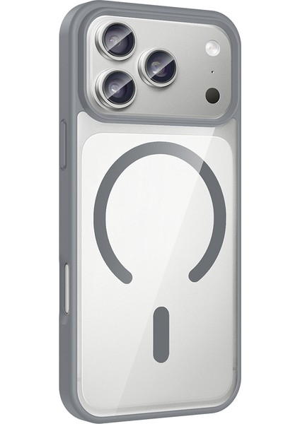 iPhone 17 Pro Kılıf M-Safe Wireless Şarj Özellikli Silikon Tknc Ege Kapak - Turuncu fırsatları