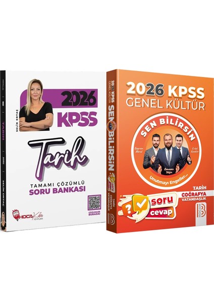 2026 Kpss Tarih Soru Bankası Çözümlü Selin Ortaç - Kpss 2026 Genel Kültür Sen Bilirsin