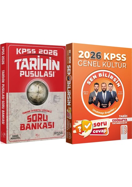 2026 Kpss Tarihin Pusulası Soru Bankası - Kpss 2026 Genel Kültür Sen Bilirsin