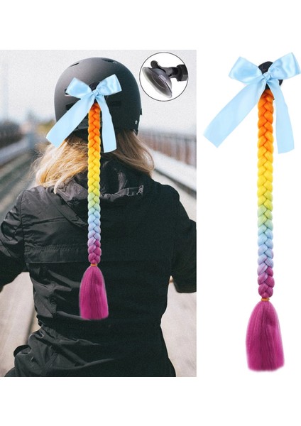 Motosiklet Kaskı Örgülü At Kuyruğu - ACM22