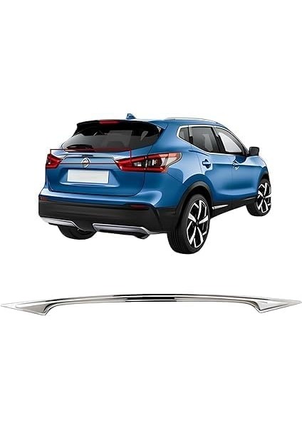 Paslanmaz Çelik Arka Bagaj Trim – Qashqai 2014-2021 ile Uyumlu – Arka Bagaj Vurgu Şeridi modelleri