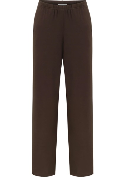 Bambu Uzun Kollu Pijama Takımı / Kahverengi modelleri