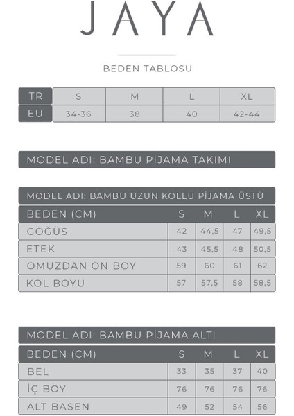 Bambu Uzun Kollu Pijama Takımı / Kahverengi fırsatları