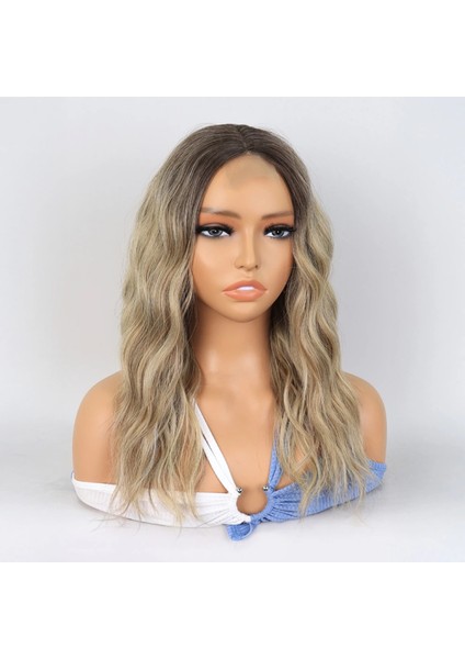 Kumral / Balköpüğü Ombre ve Röfleli Küt Tül Peruk fiyatları